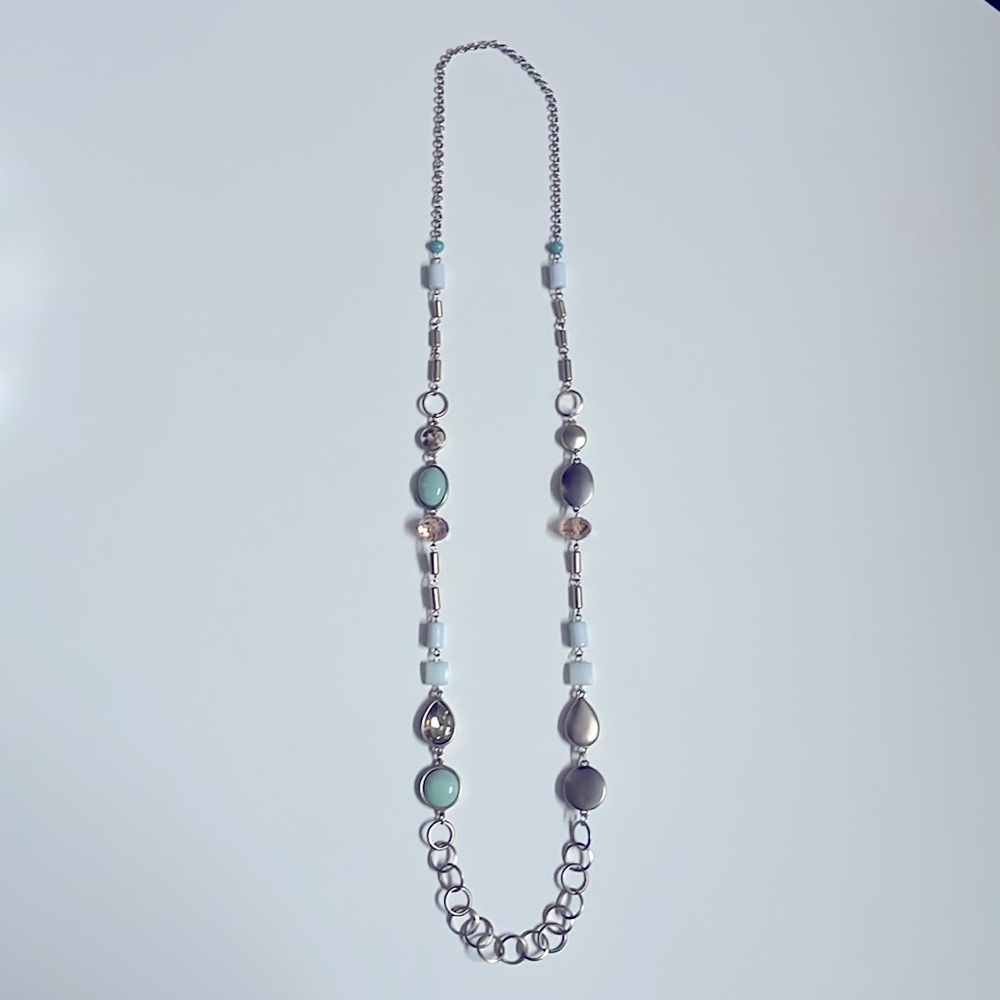 Gold & Turquoise Fashion Necklace